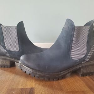 Bueno Navy Dress Bootie